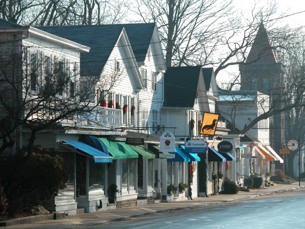 Main Street in Essex CT