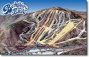 Berkshire East Ski Trail Map