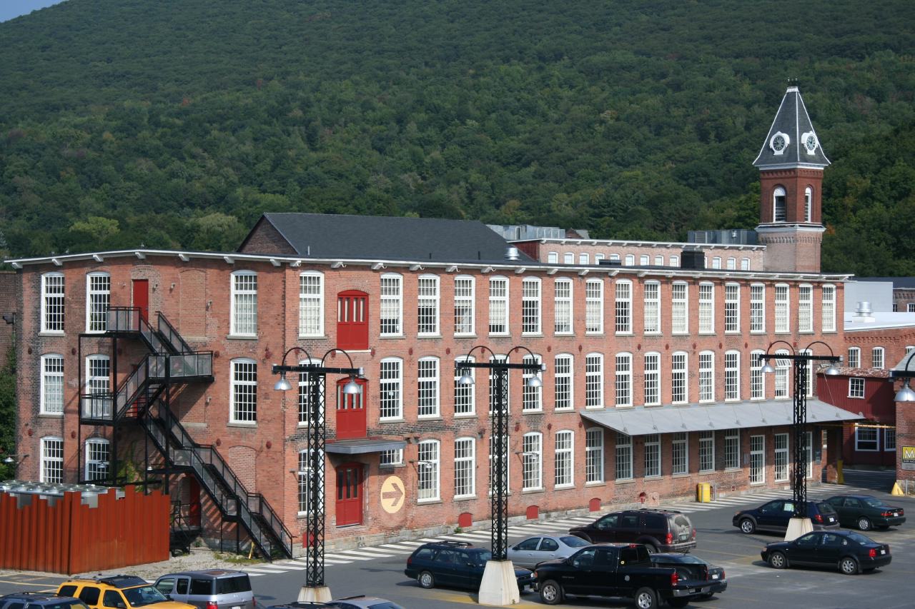 MASS MoCA factory building. North Adams MA