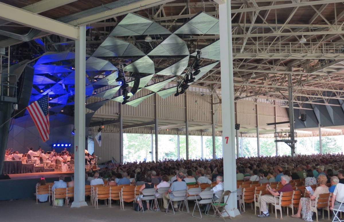 Koussevitsky  Music Shed, Tanglewood Music Festival, Lenox MA