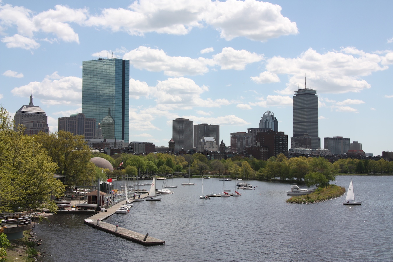 Charles River Esplanade & Boston