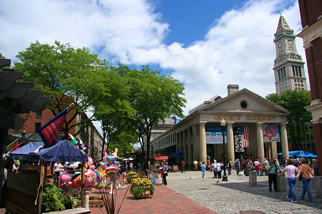 Quincy Market & Custom House Tower, Boston MA