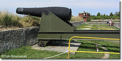 Cannon in Fort Warren, Georges Island, Boston MA