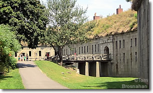 Drawbridge entrance, Fort Warren, Georges Island, Boston MA