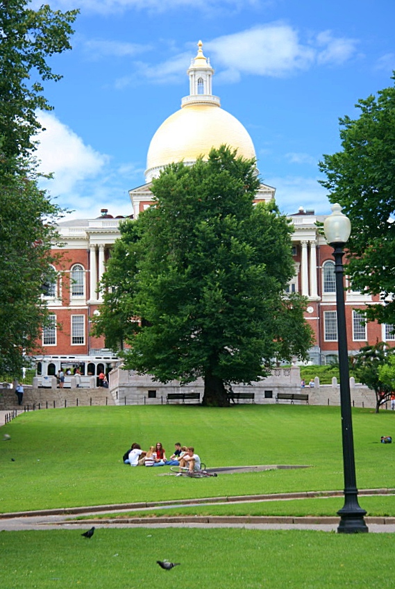 Massachusetts State House (capitol), Boston MA.