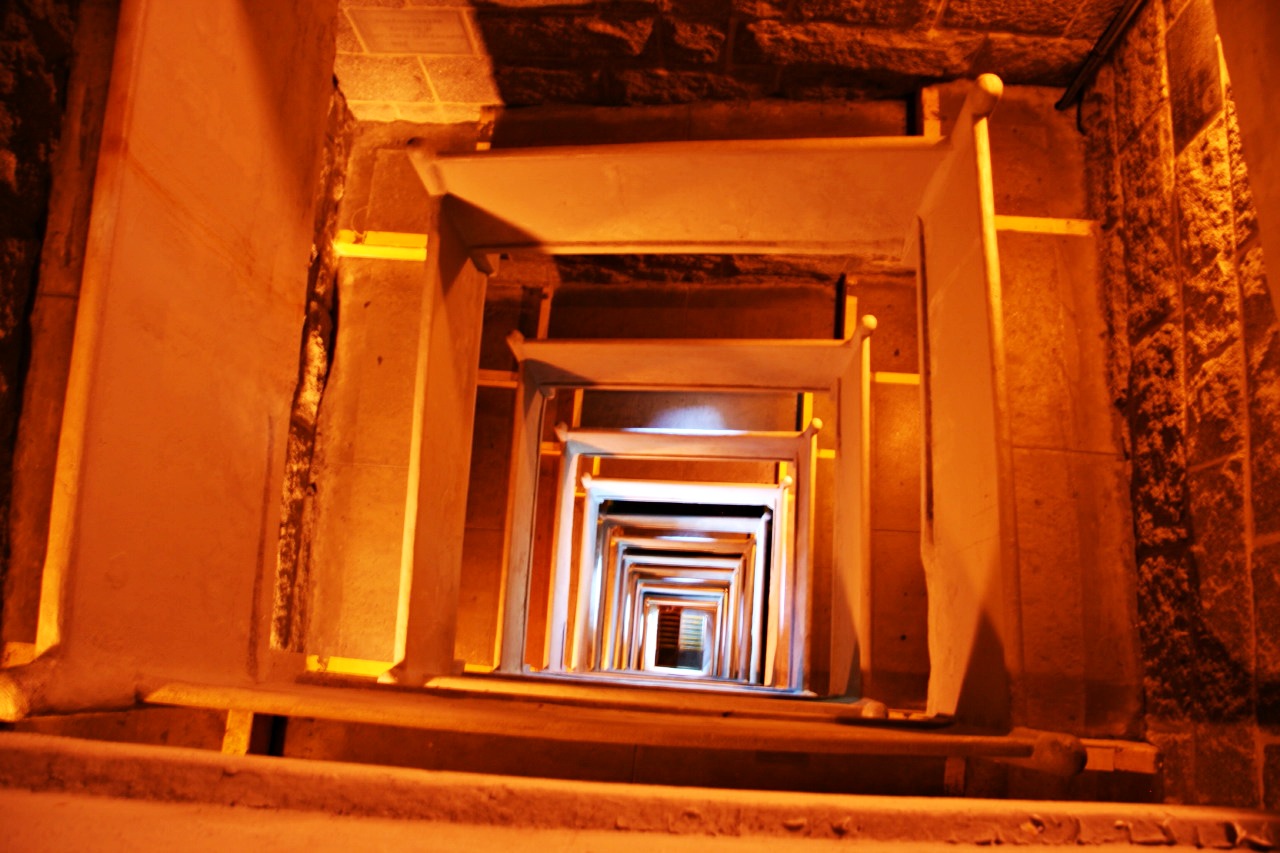 Inside the Pilgrim Monument, Provincetown MA