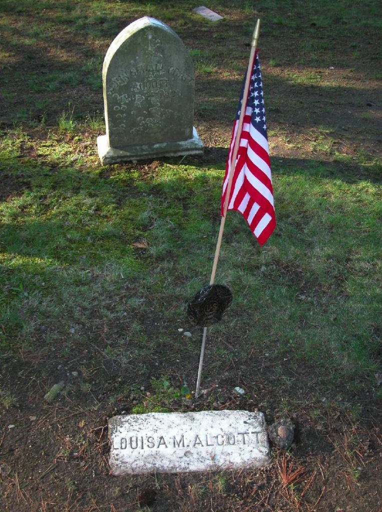 Grave of Louisa May Alcott, Sleepy Hollow Cemetery, Concord MA