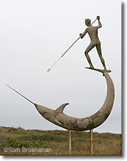 Whaler Statue, Menemsha, Martha's Vineyard MA