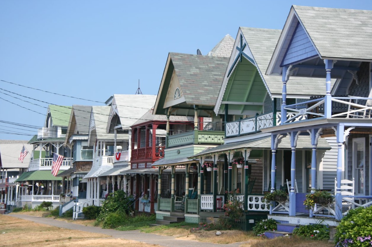 Victorian cottages, Oak Bluffs, Martha's Vineyard MA