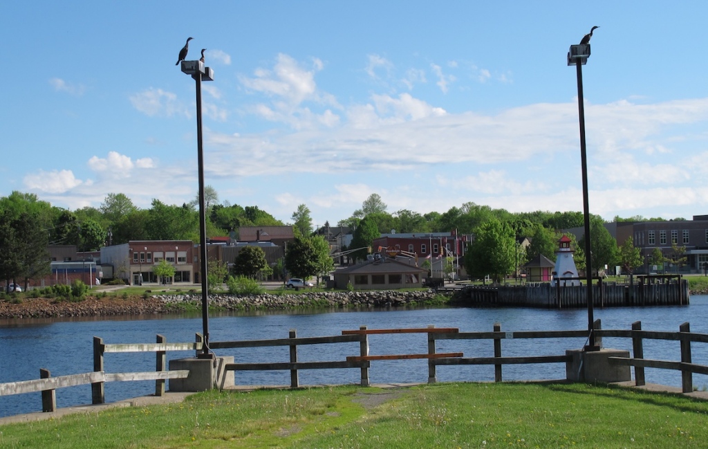 St Stephen NB across the St Croix River from Calais, Maine