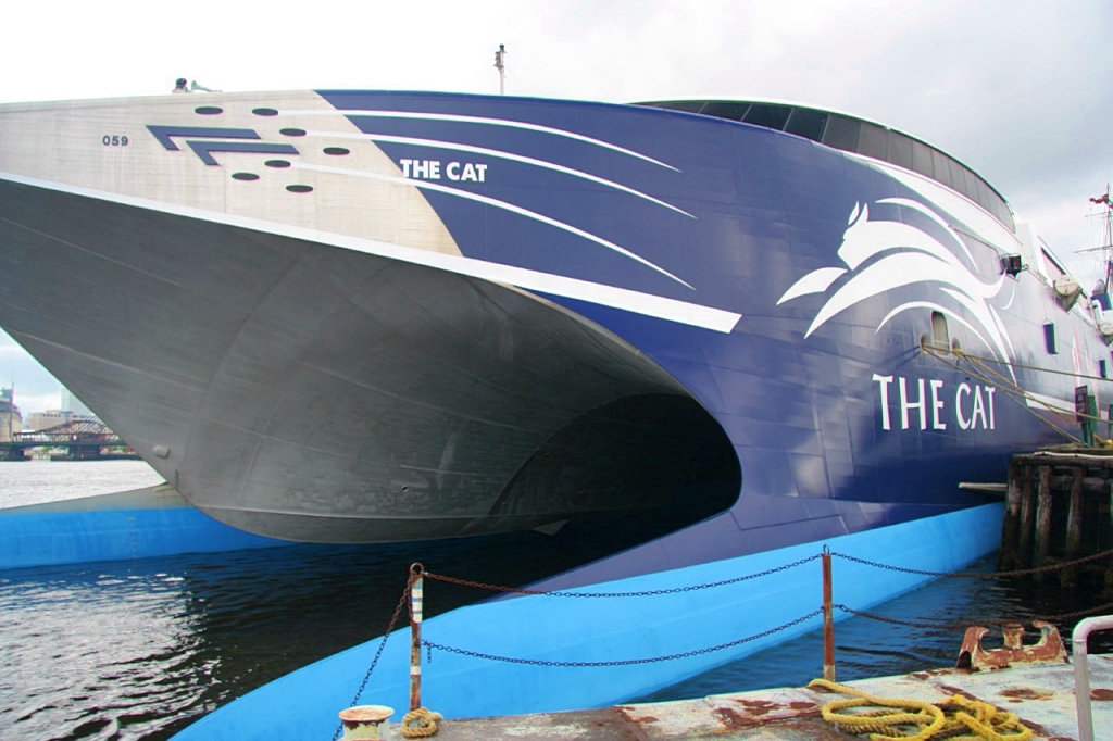 The Cat ferry between Bar Harbor ME and Yarmouth, Nova Scotia, Canada