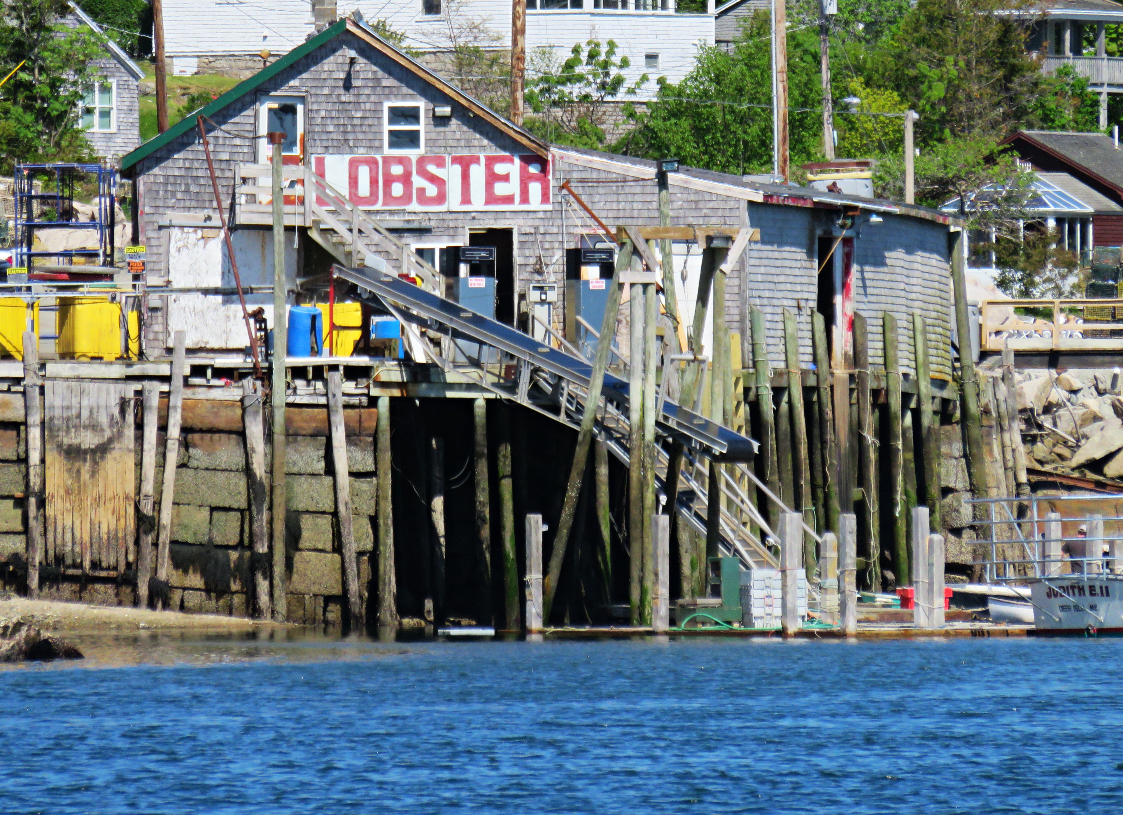 Lobster shack in Stonington, Maine