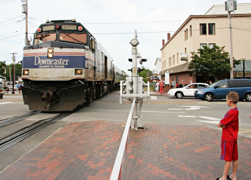 Amtrak Downeaster in Old Orchard Beach ME