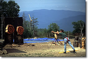 Ax Toss, Loon Mountain NH