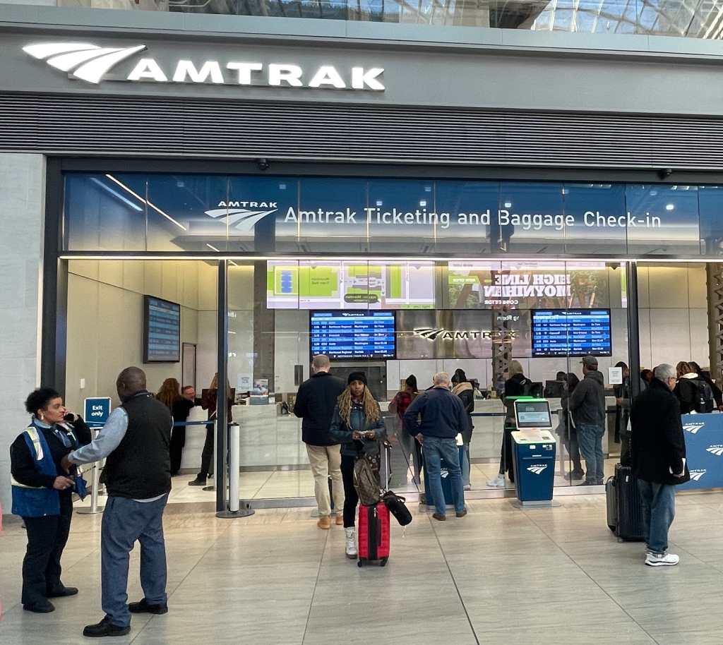 Amtrak Ticket Office, Moynihan Train Hall, New York City