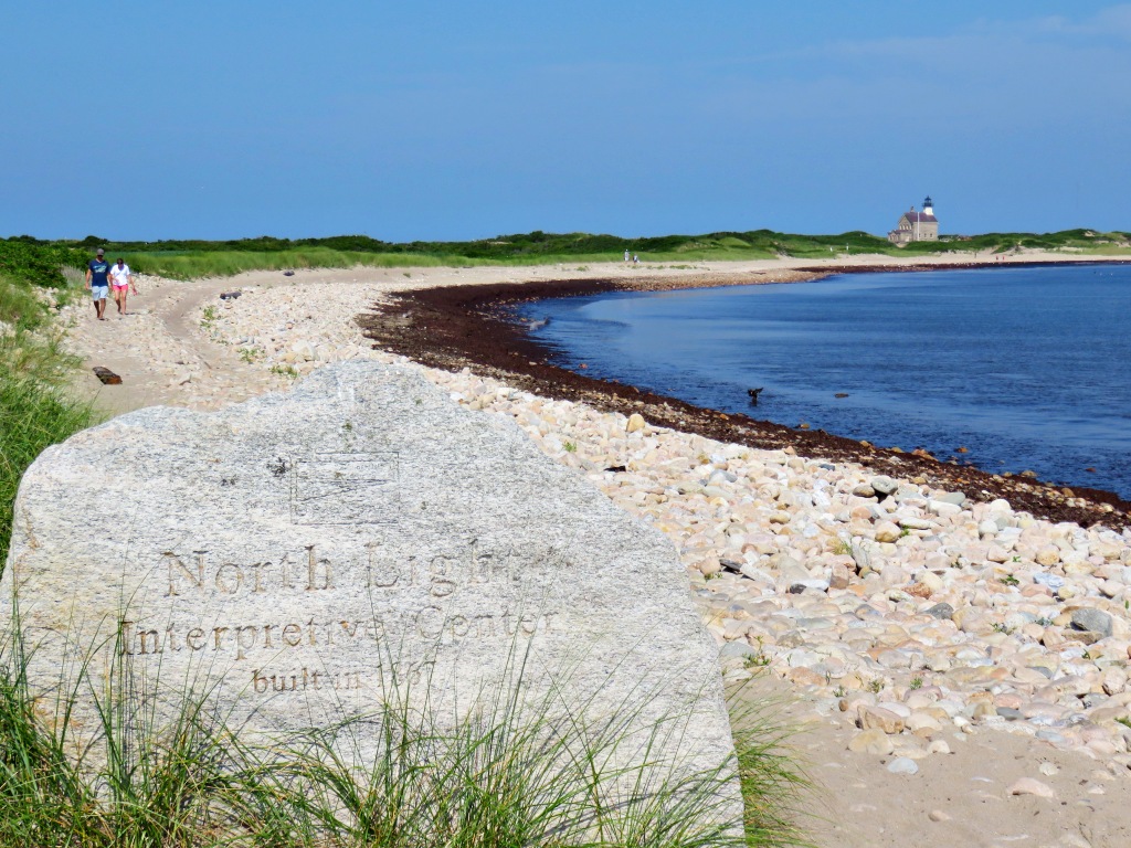 Nature walk to North Light Interpretive Center, Block Island RI