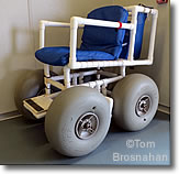 Beach wheelchair, South County, Rhode Island