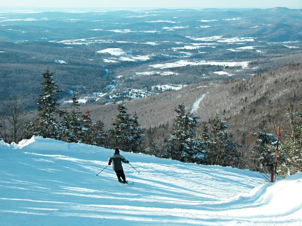 View from the summit of Madonna Mountain, Smugglers Notch VT